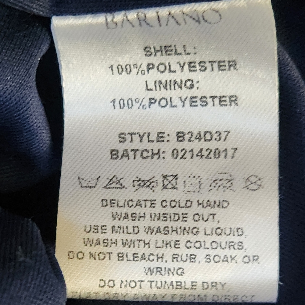 BARIANO Katerine Textured Handkerchief Hem Cocktail Dress - Picture 13 of 14